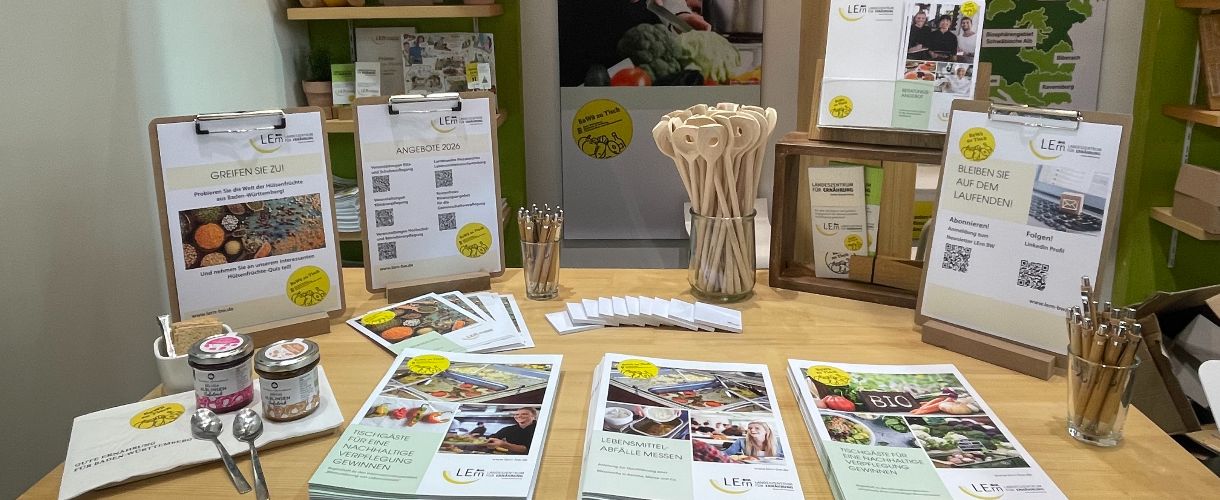 Der Stand des LErn BW mit Materialien auf der Intergastra 2026