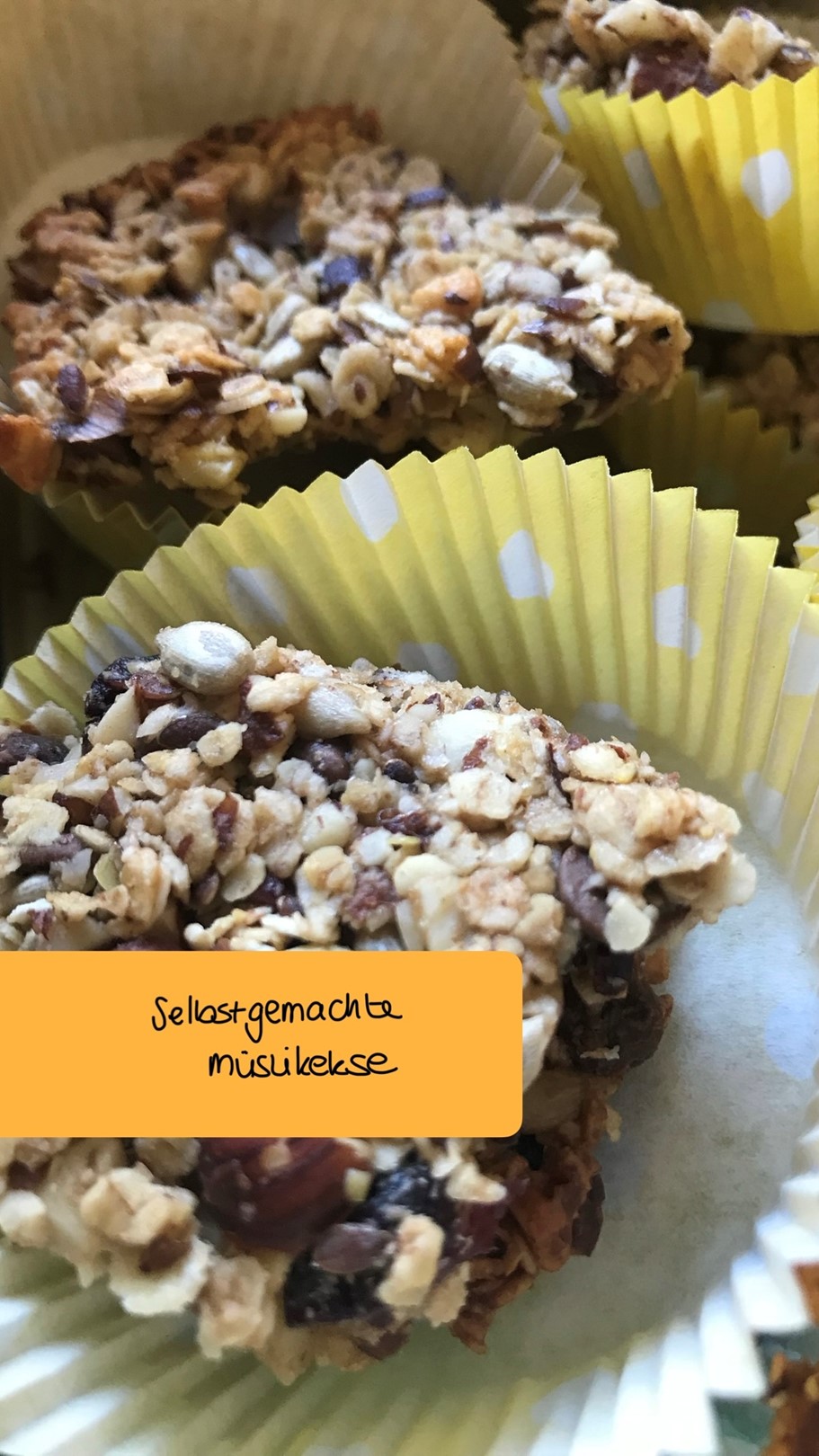 Selbstgemachte Müslikekse